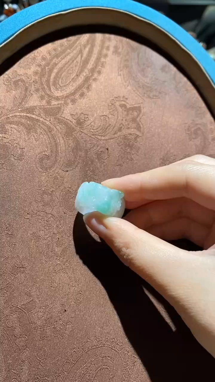 【闪购商品】翡翠戒圈未镶嵌红翡绿翠 05号