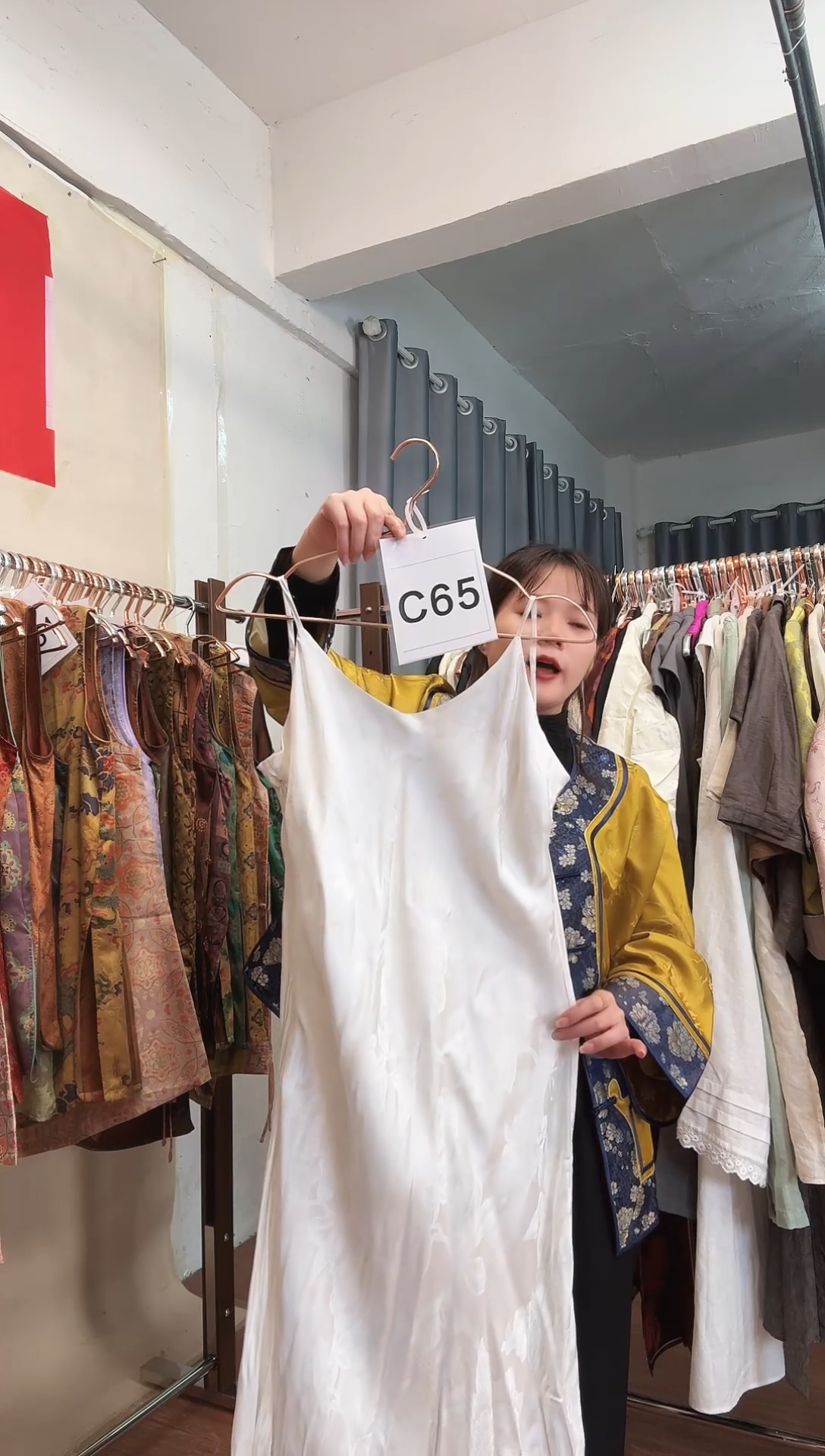 C65 2XL码 新中式国风 微瑕