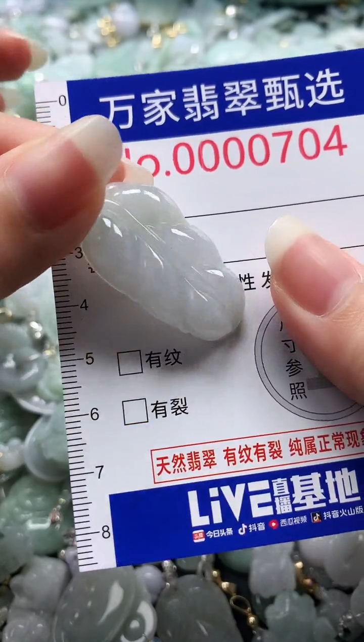 吊坠(不含链)未镶嵌翡翠0704