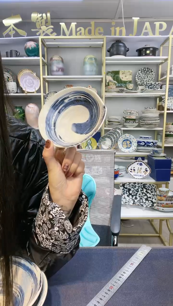 【闪购商品】碗雪吹清流单耳蘸料碟一只