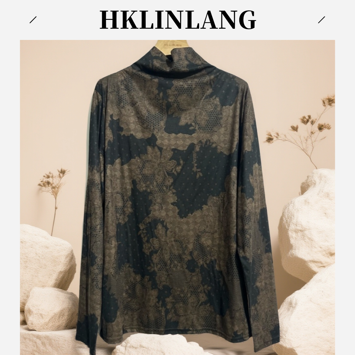 香港LinLang伦哥私定 I 轻奢长袖百搭针织打底衫2825#