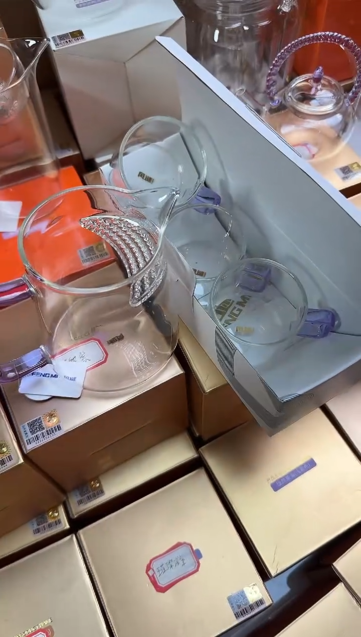 @@风谜新月浅紫色+臻悦杯紫色3只