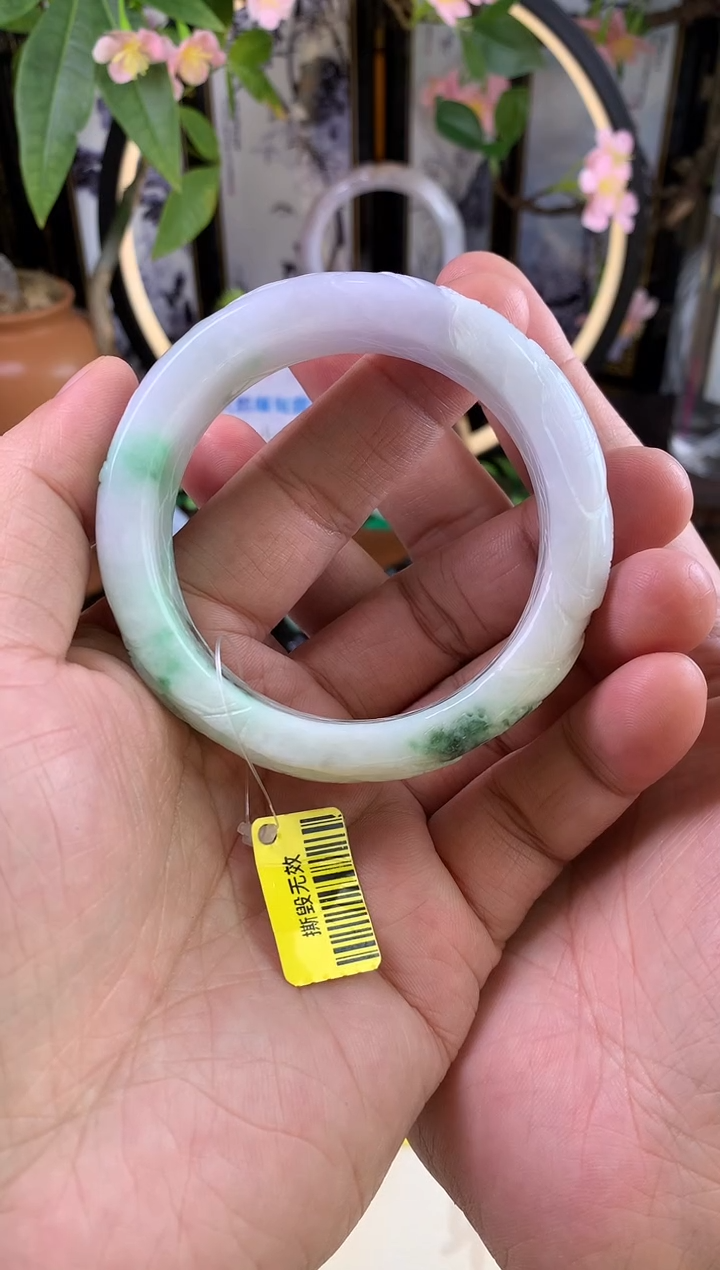 【闪购商品】翡翠手镯未镶嵌1 翡翠手镯 57