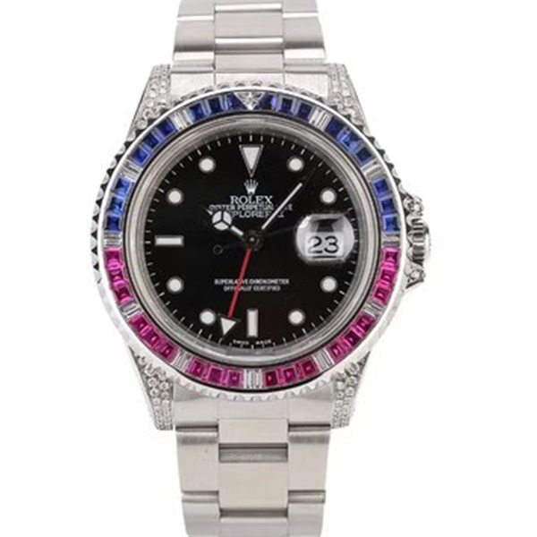 99新 Rolex/劳力士 老佛爷/劳力士16570后钻/自动/单表/40mm