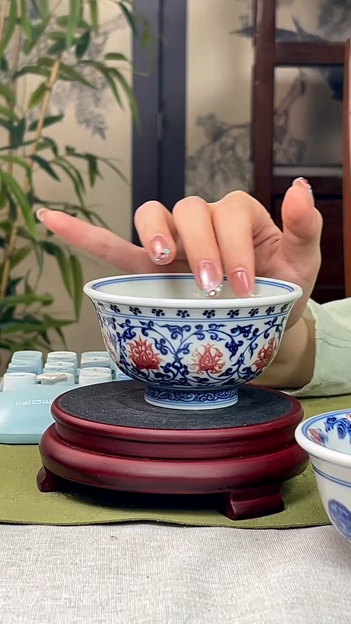 瓷片景德镇毛仔柴窑杯