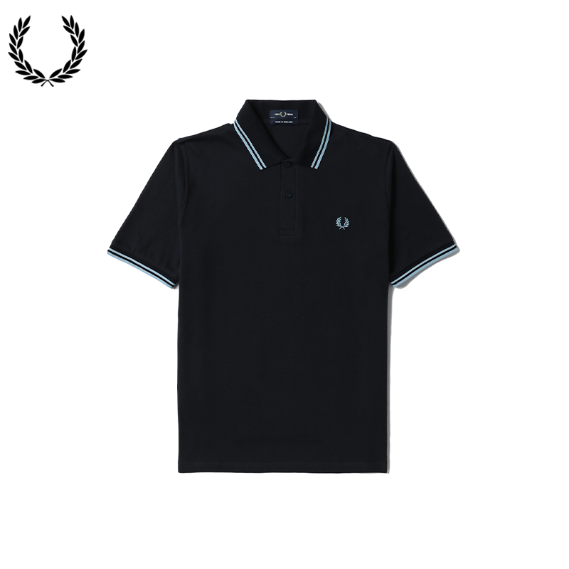 FRED PERRY25年新品 休闲百搭T恤男装翻领经典麦穗POLO衫M12