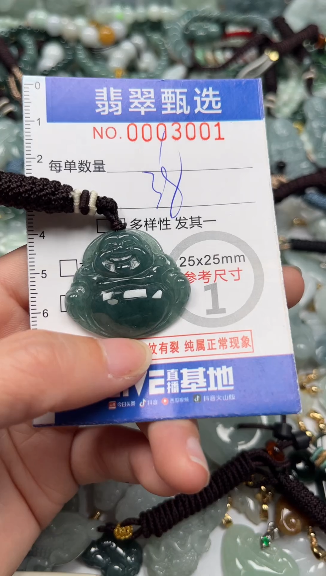 【闪购商品】翡翠颈饰未镶嵌00..3001