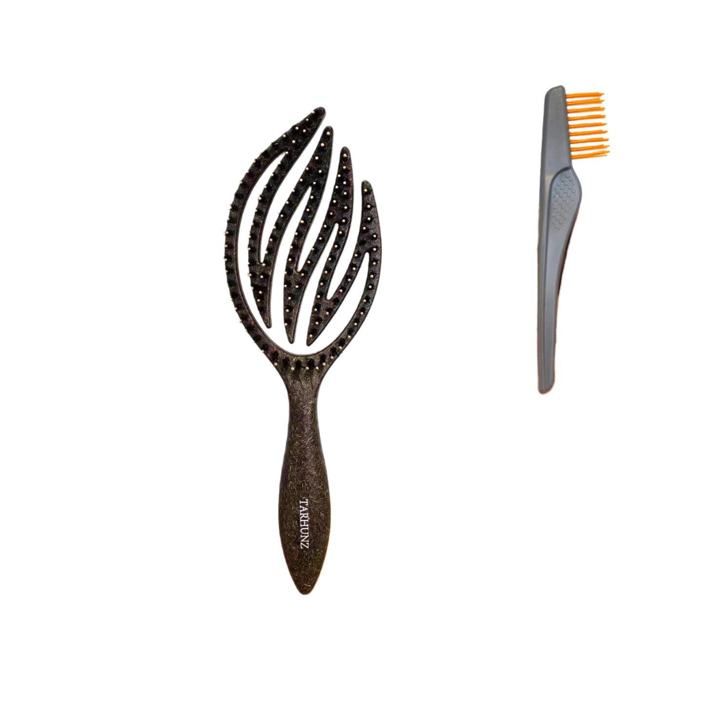 椰丝野猪鬃护发梳梳蓬松梳按摩梳子木梳子F525