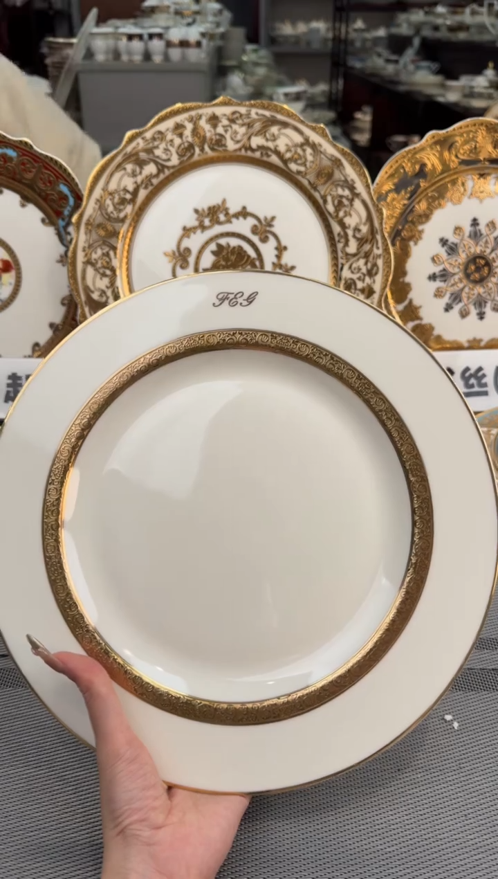 【闪购商品】瓷片10.5英寸平盘福利款 微瑕 