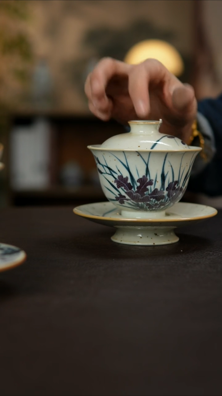 杯景德镇陶瓷杯碗柴烧多人
