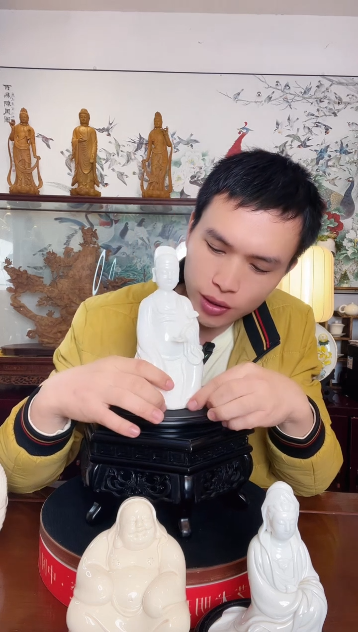 摆件德化白瓷 文昌帝君