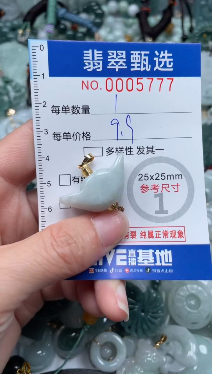 【闪购商品】翡翠颈饰未镶嵌00..5777