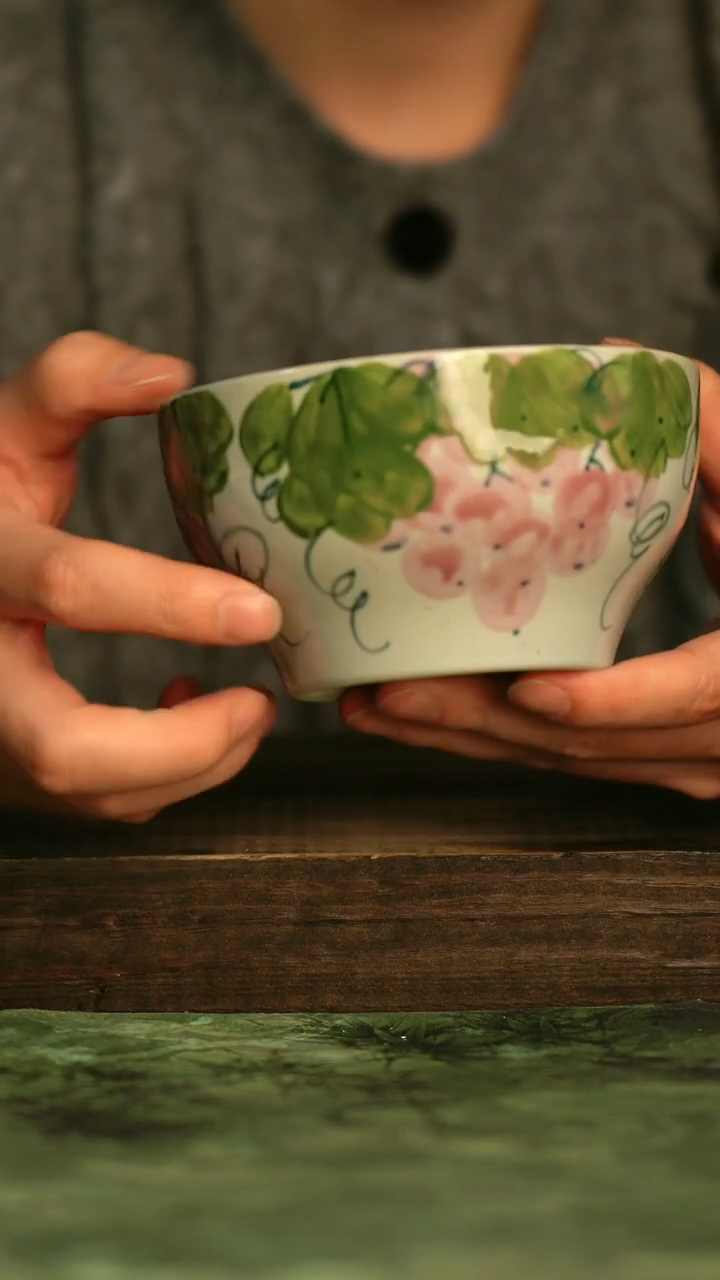 釉下彩手工手绘瓷器青诗集手工手绘瓷器