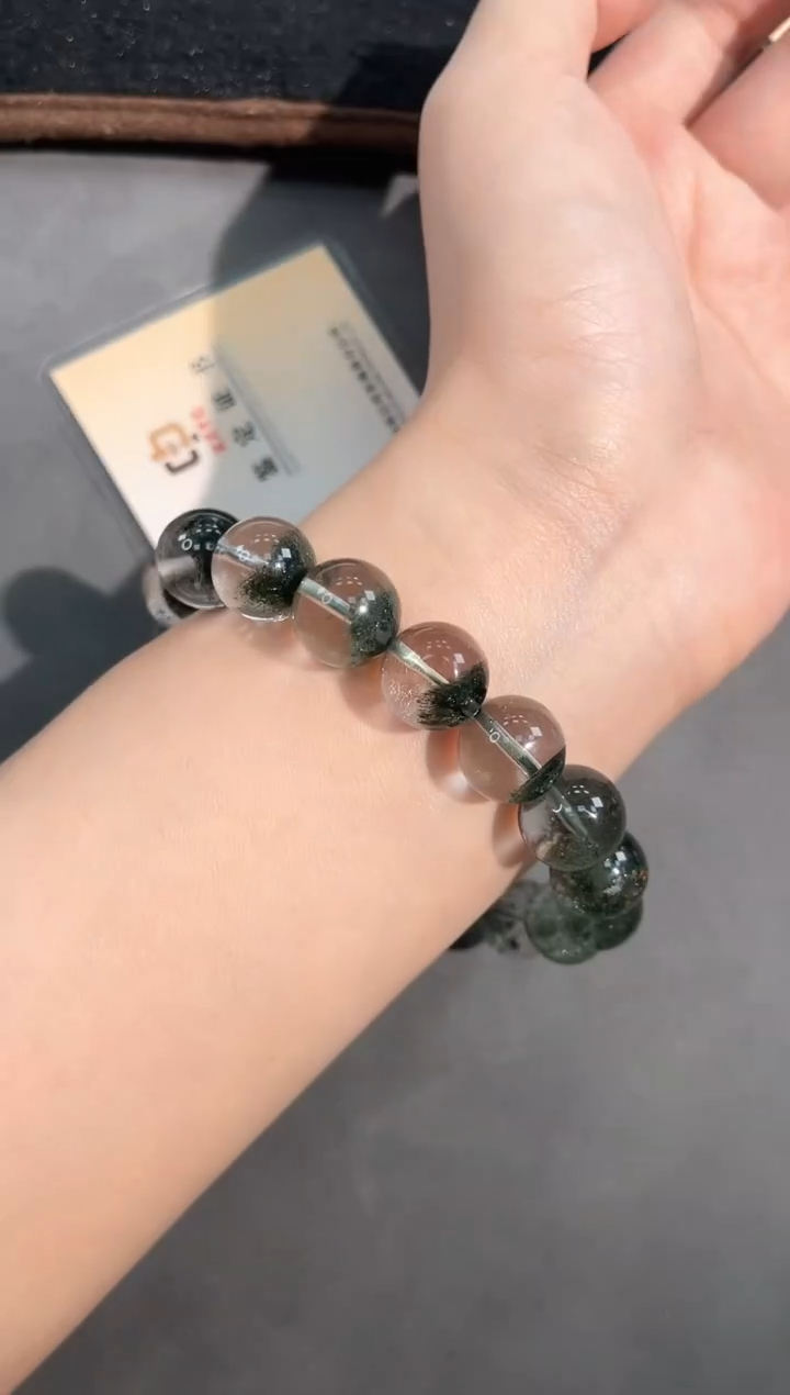 【闪购商品】水晶手链未镶嵌36号绿幽灵单圈12mm