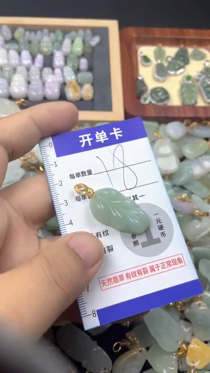 颈饰未镶嵌翡翠天然A货翡翠