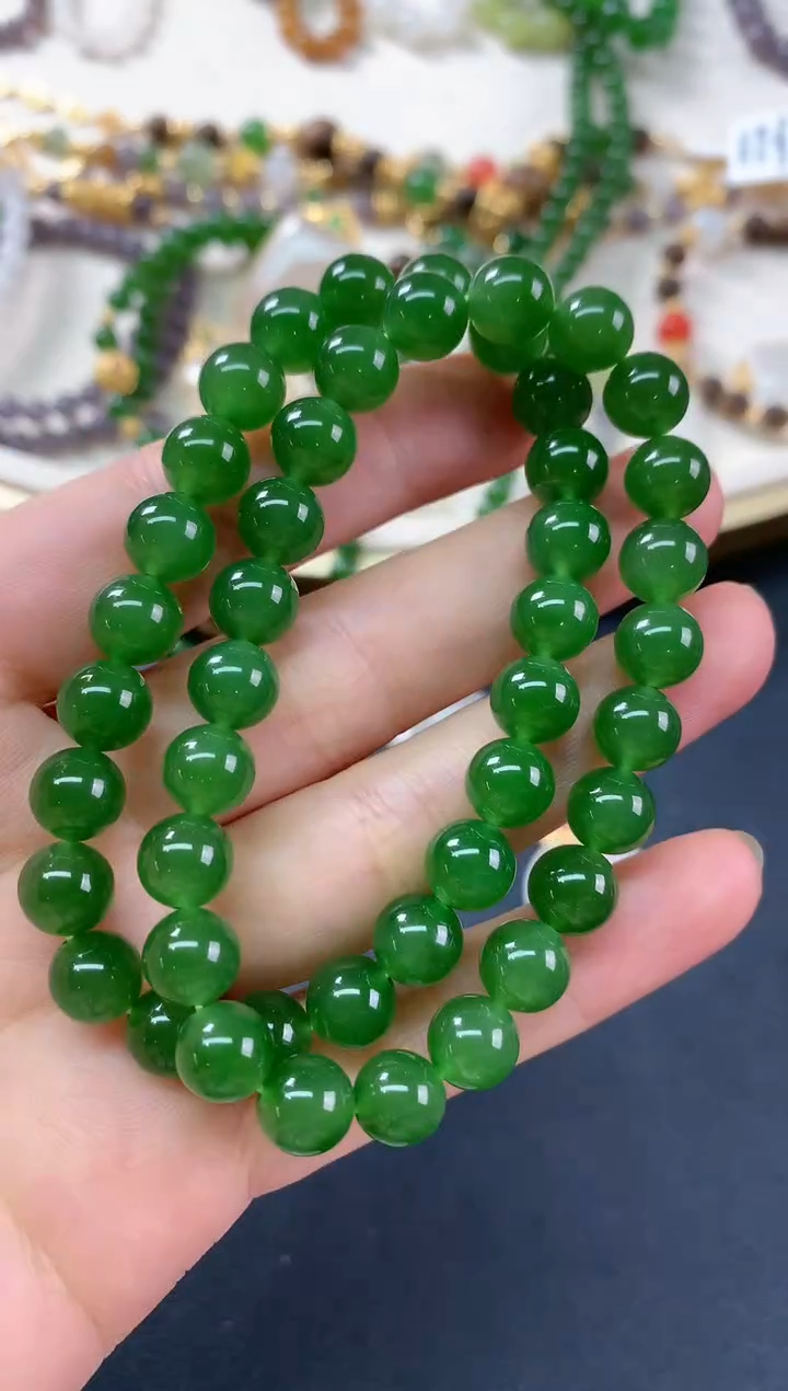 手串未镶嵌和田玉多样性发其一D105|2980