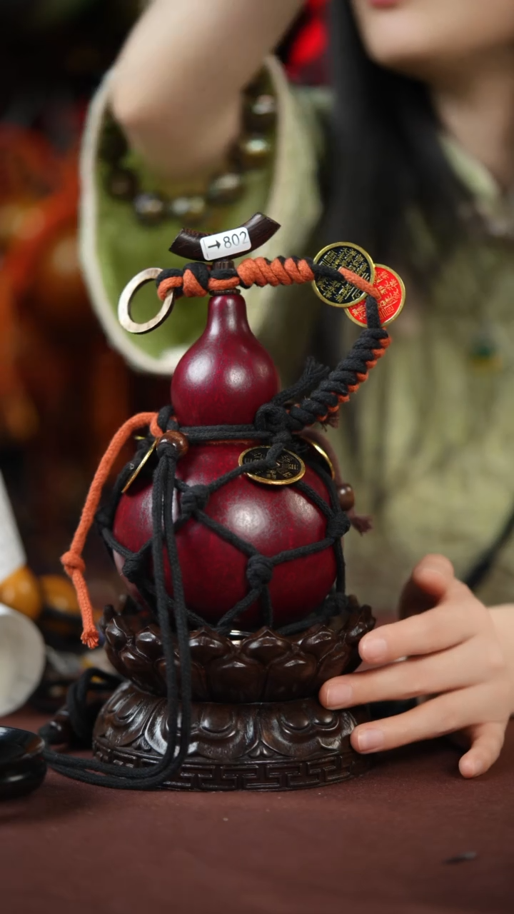 【闪购商品】802号200ml左右的非遗漆器酒葫芦