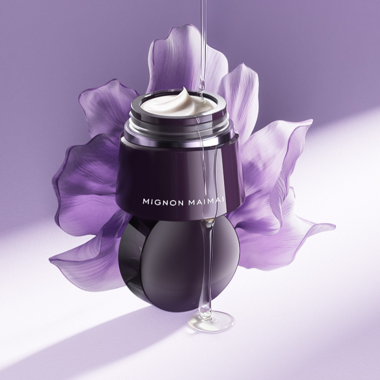 米加美白油霜【有美白祛斑特证】提拉紧致抗皱淡纹玻色因面霜