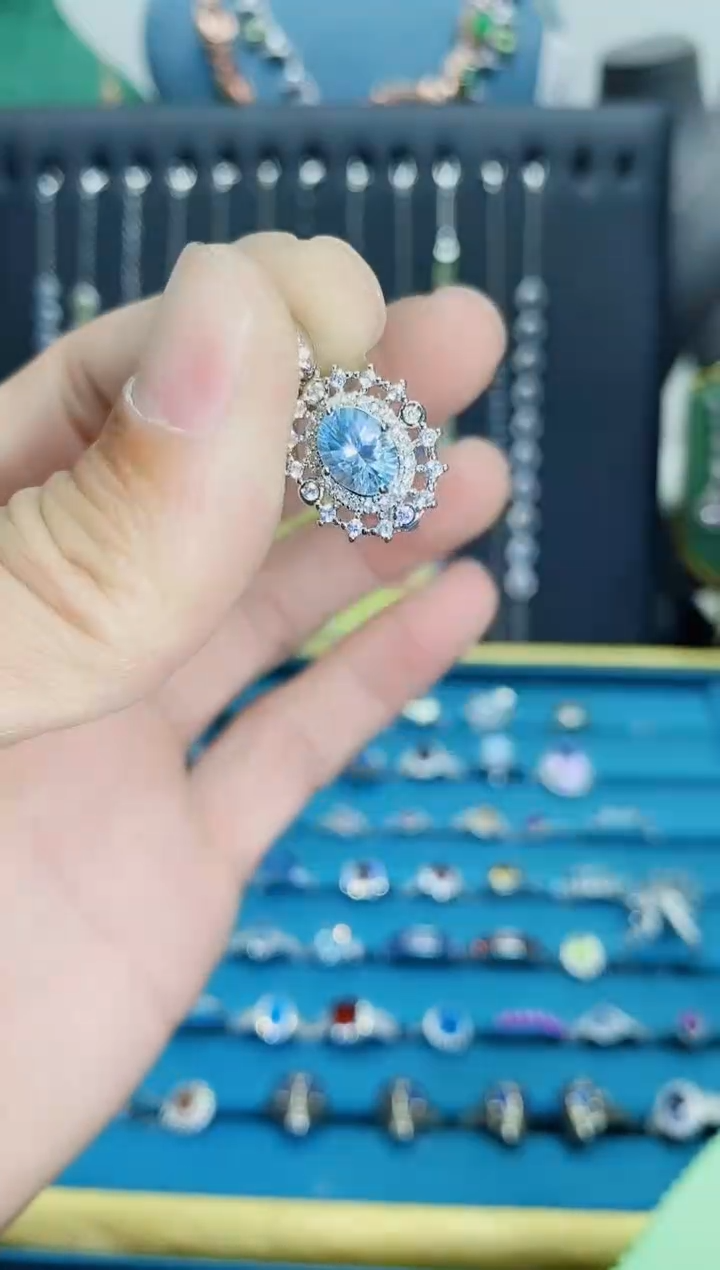 【闪购商品】托帕石吊坠(不含链)银S925镶嵌1121