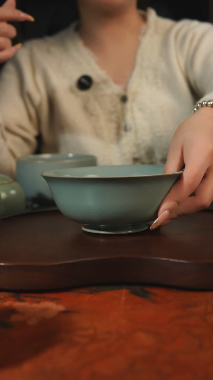 杯子瓷汝州原产地原矿仿古老釉q