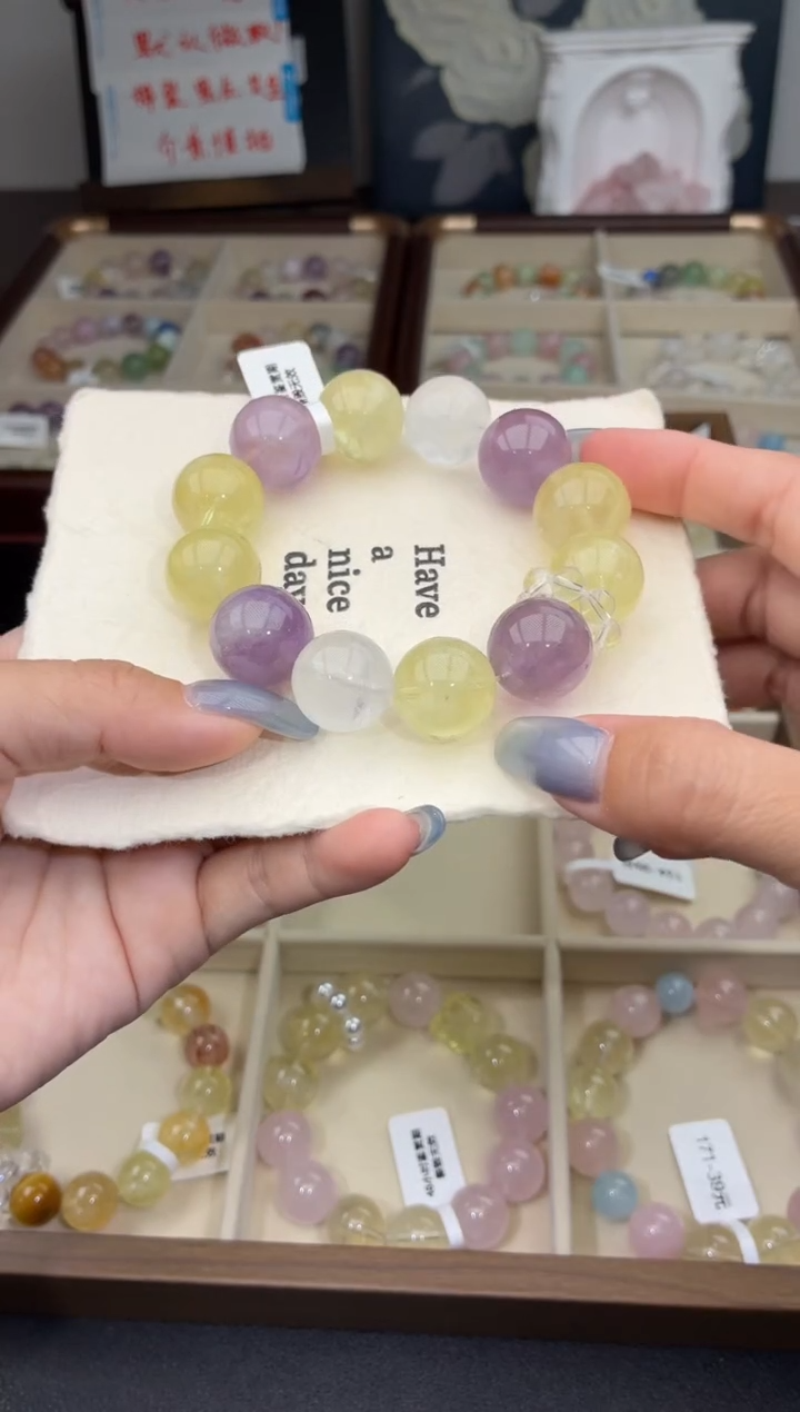 未镶嵌手串水晶263（天然水晶，默认有瑕疵，介意者勿拍哦）