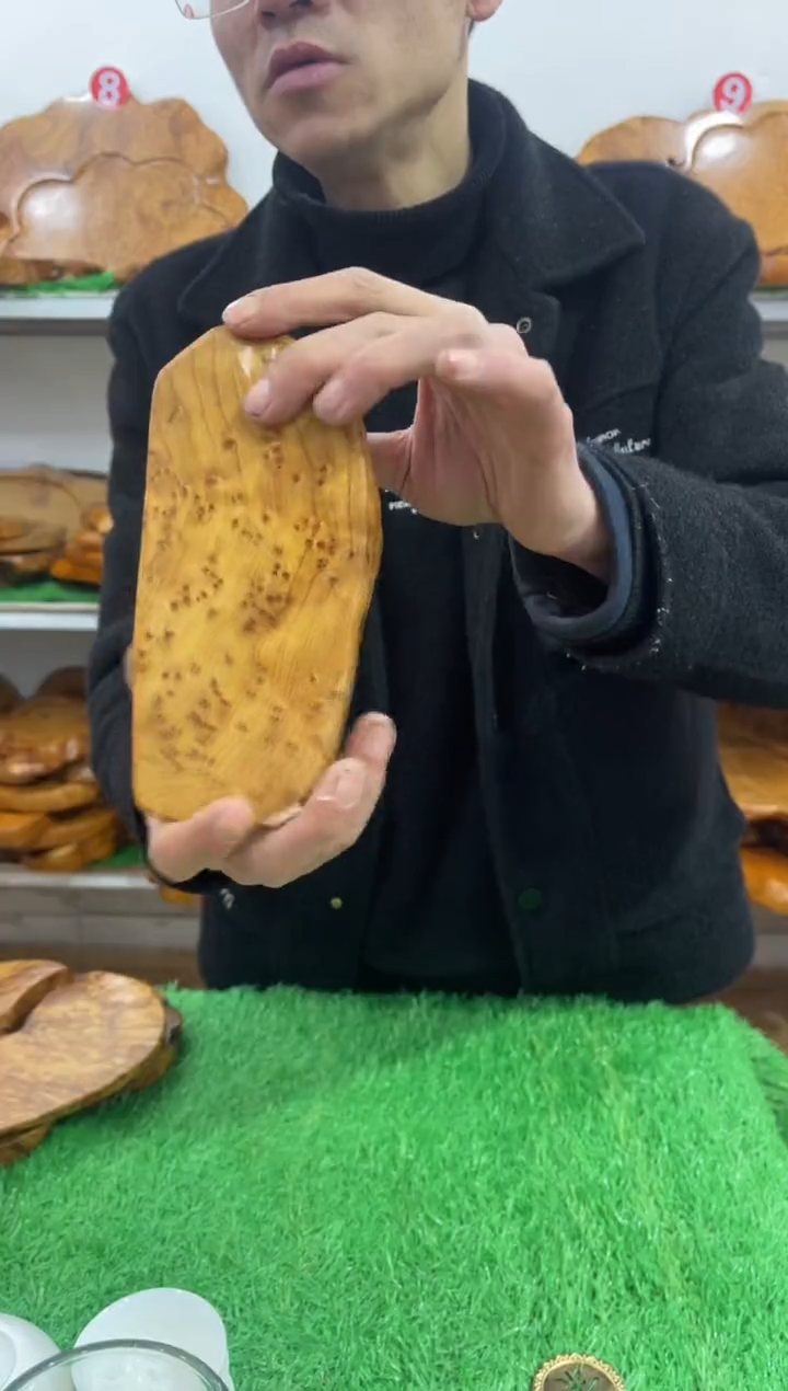 【闪购商品】四川香杉枯木榴茶盘