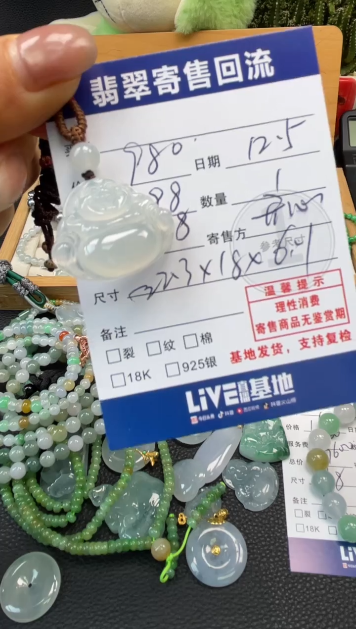 颈饰未镶嵌翡翠10151469