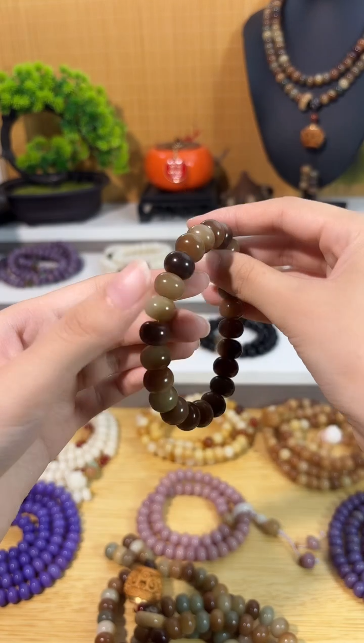 菩提根/象牙果手串敦煌单圈