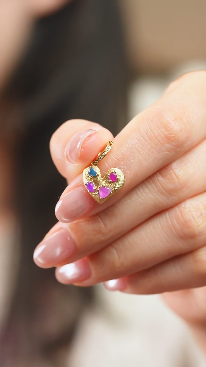 苏纪石（舒俱来）18K金镶嵌吊坠(不含链)3