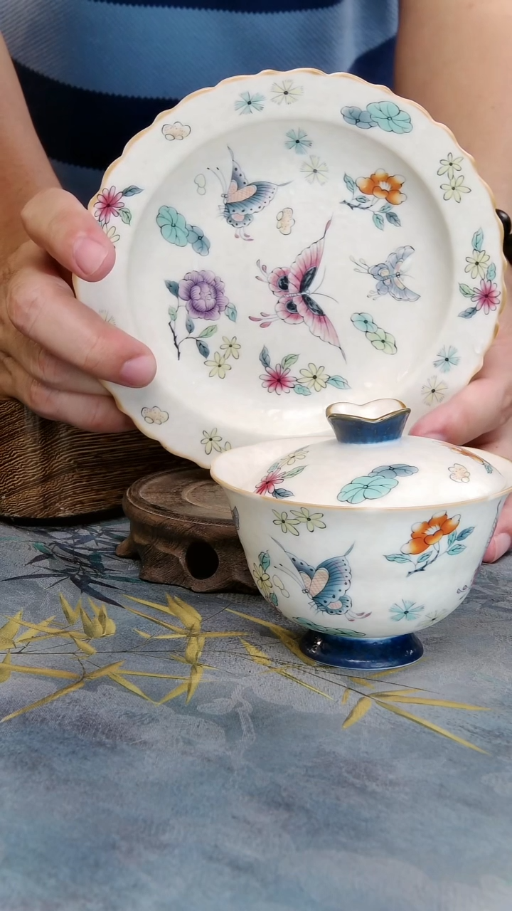 亘古茶具福利分享@盖碗壶承