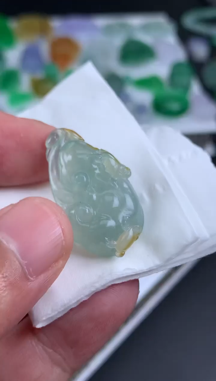 【闪购商品】定制翡翠未镶嵌如意