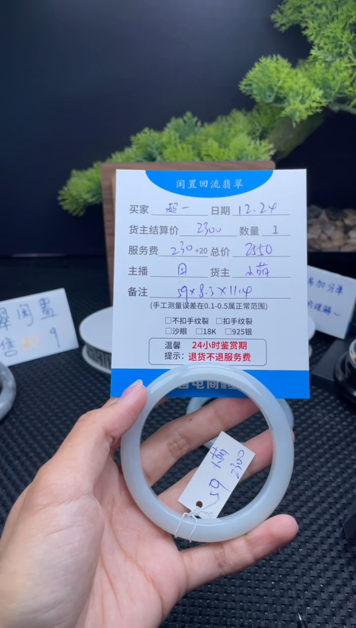未镶嵌手镯翡翠超*手镯