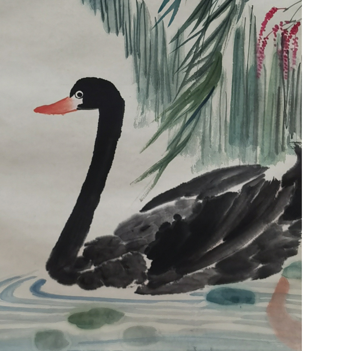 【辽拍】V250709-2-451《鹅》（2.8平尺）纸本镜片 lj1222