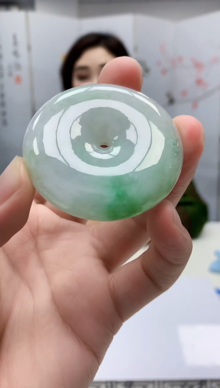 【闪购商品】定制翡翠未镶嵌4829bb-毛货挂件9