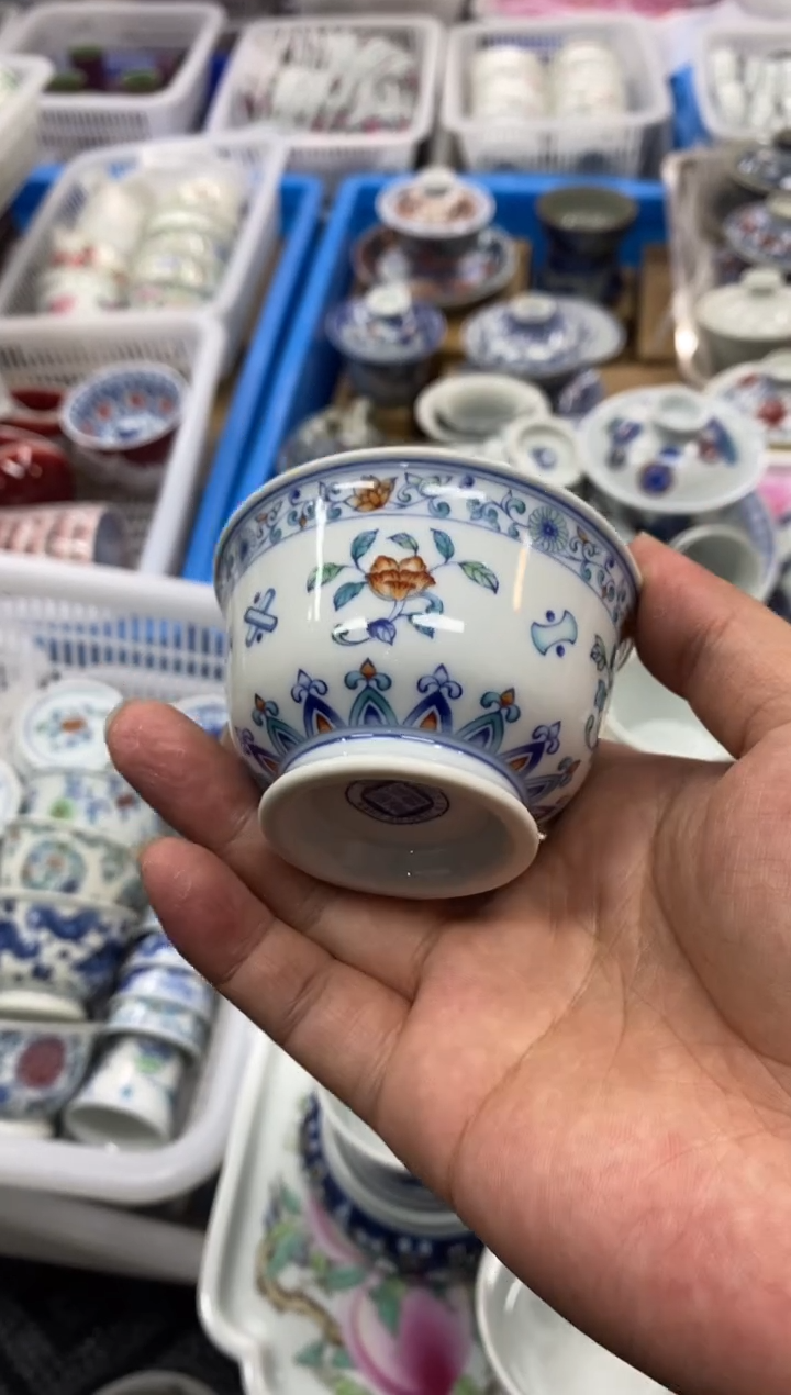 陶瓷景德陶瓷茶具容量约70