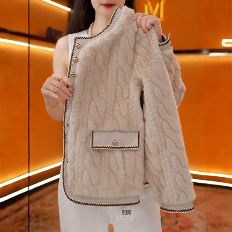 YY-2025轻奢时尚雪兰貂外套