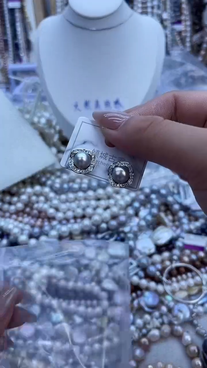 【闪购商品】淡水珍珠耳饰未镶嵌934