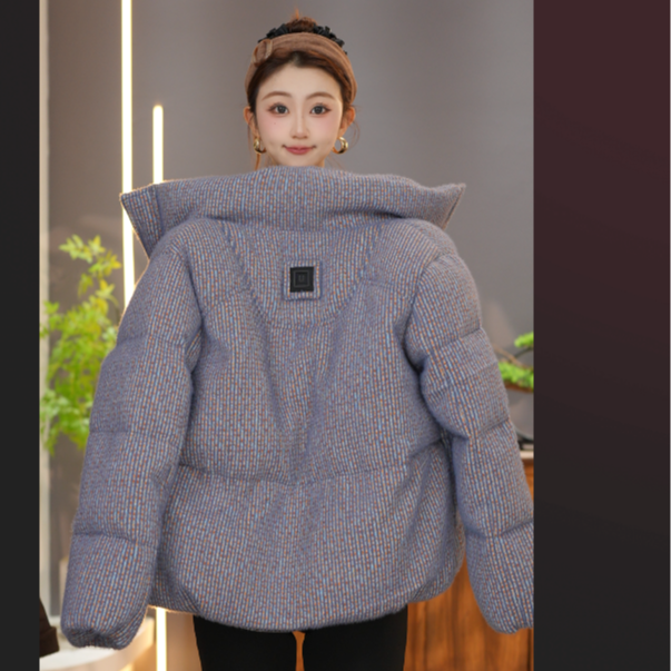 2025冬季新款时尚流行高级感气质百搭加厚保暖羽绒服