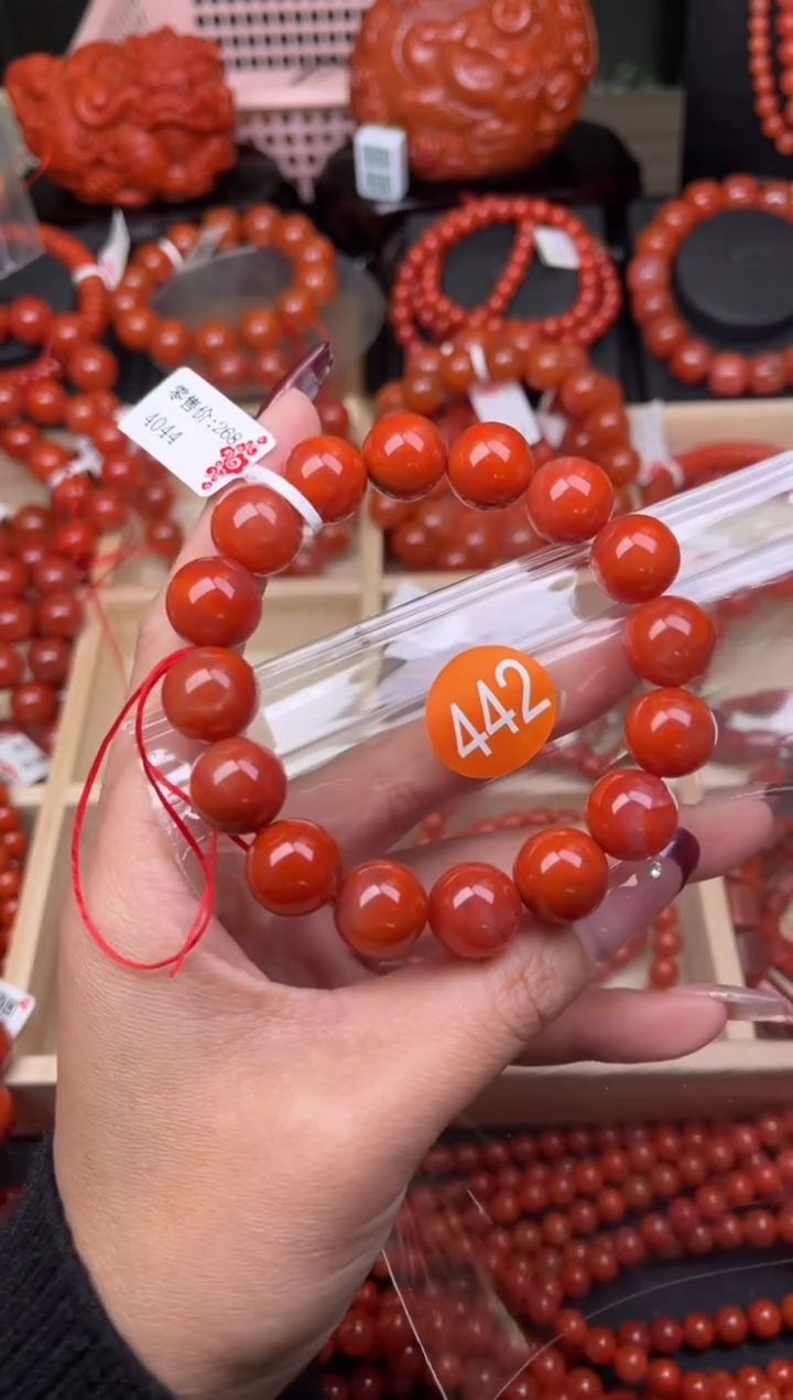 【闪购商品】南红玛瑙珠宝奇石未镶嵌442-7+