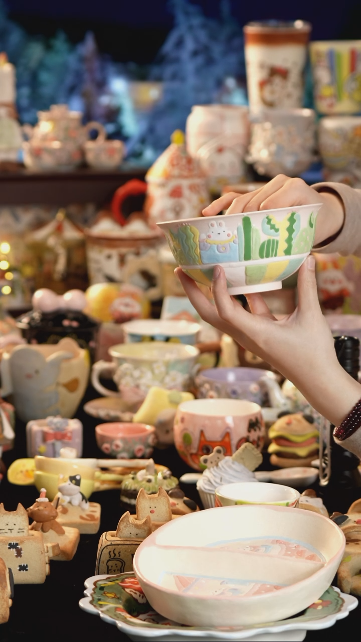 其他陶景德镇釉下彩手绘设计师款陶瓷