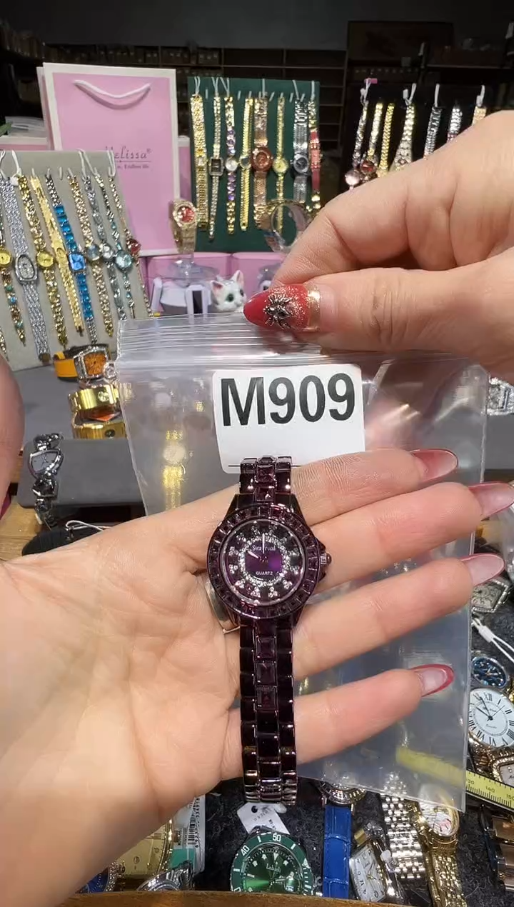 石英机芯不锈钢不锈钢直播定闪专用