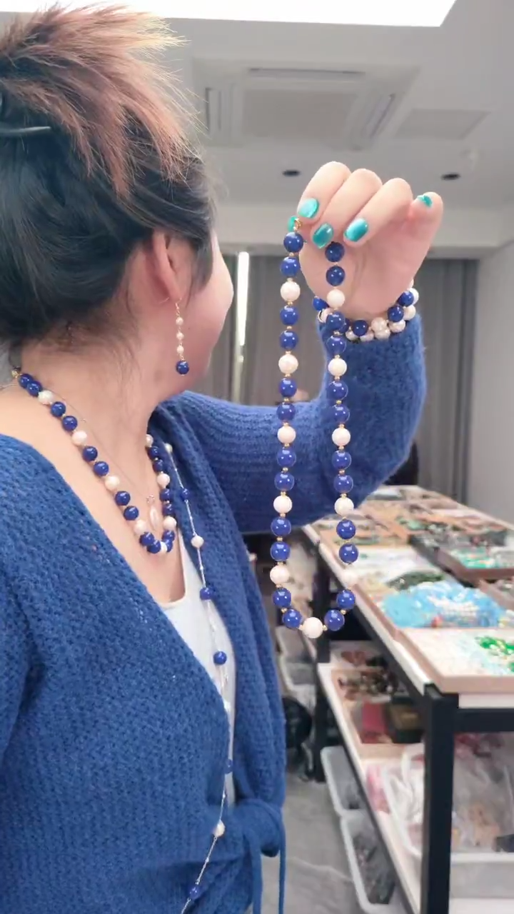 颈饰合金淡水珍珠1805珍珠青衿项链