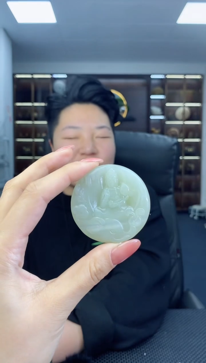 【闪购商品】和田玉颈饰未镶嵌普贤清货1