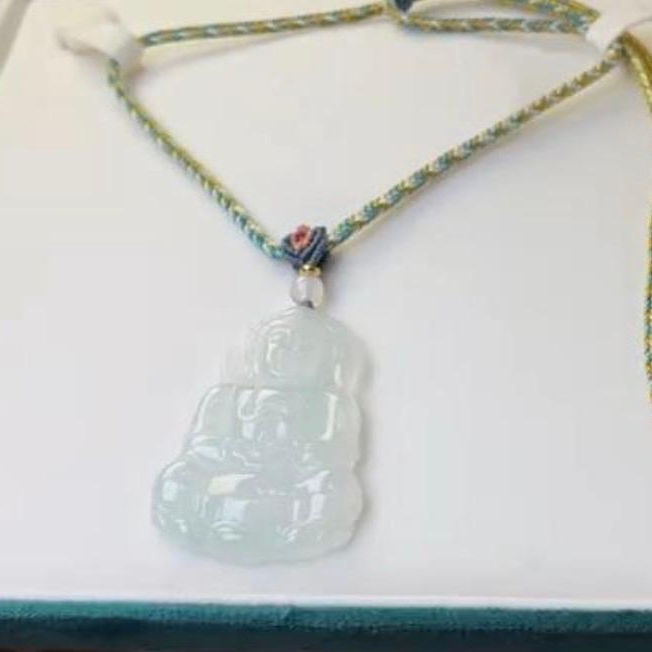 「@一哥精选款」天然缅甸翡翠挂件/1114-GJ007/观音