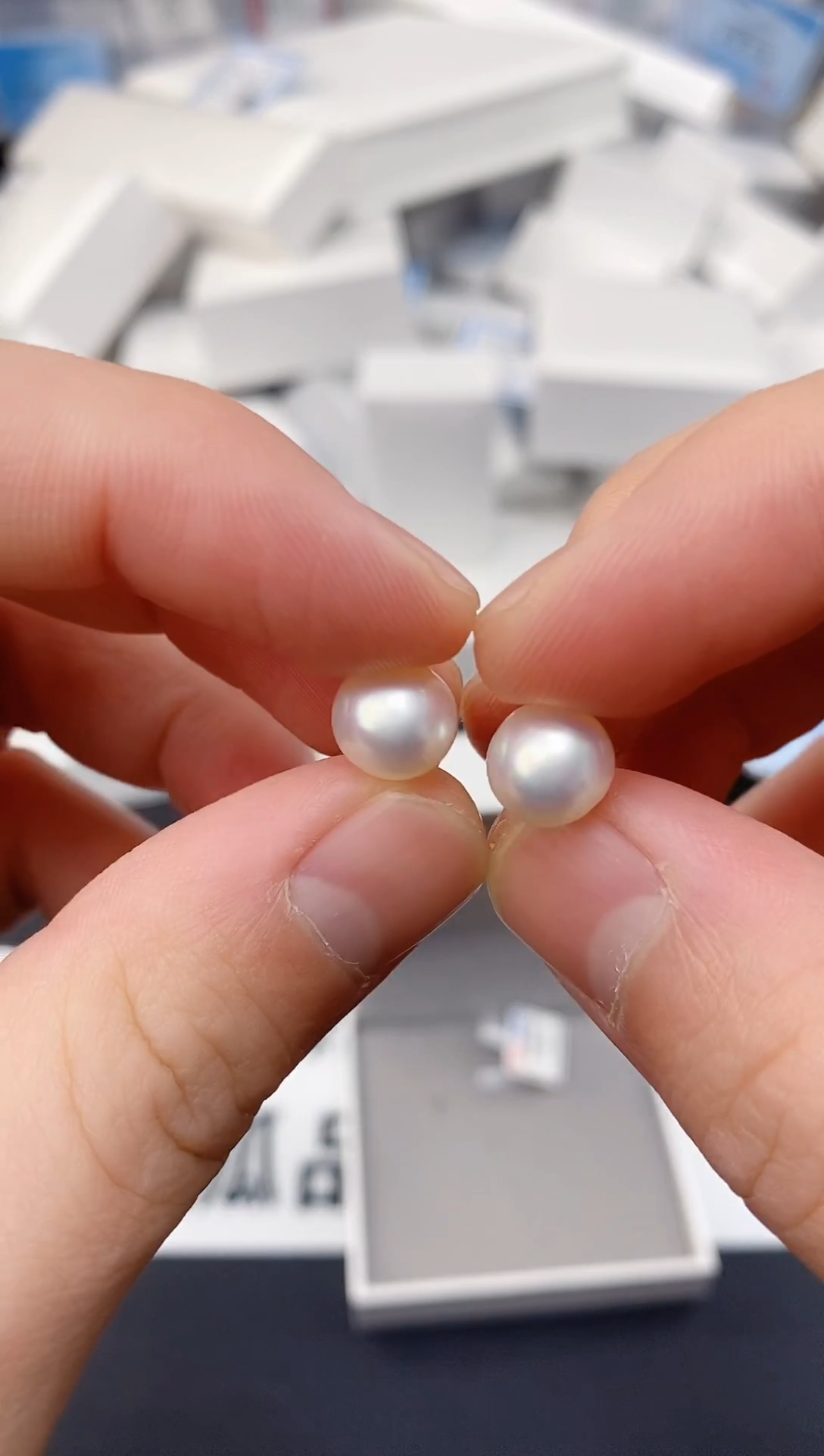 未镶嵌耳饰淡水珍珠ED1070