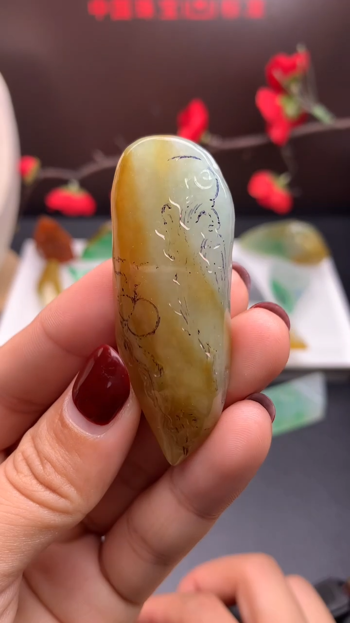 【闪购商品】定制翡翠未镶嵌寿星公        