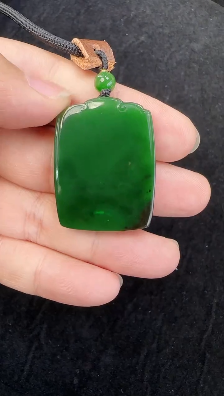 【闪购商品】颈饰未镶嵌和田玉无事牌