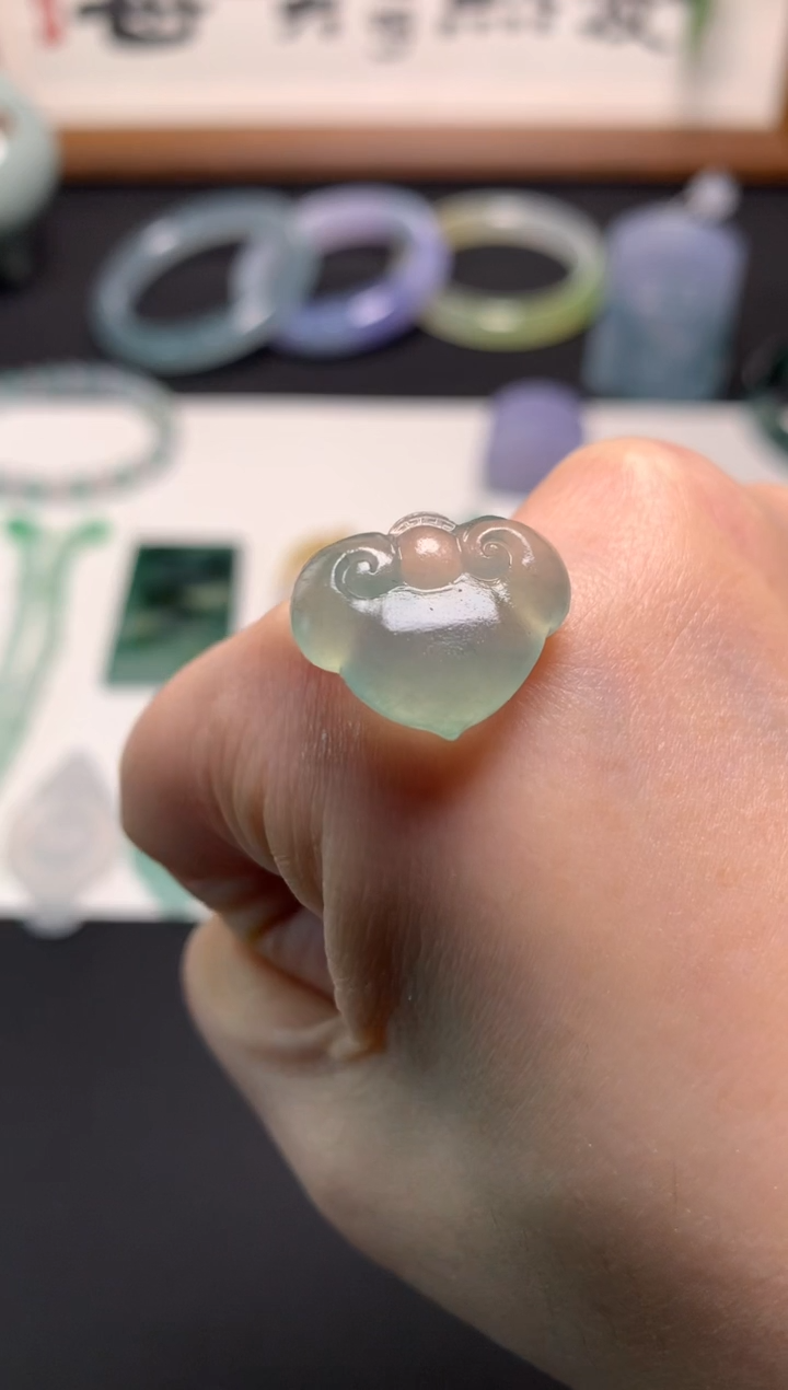 未镶嵌定制翡翠15*18*5.1