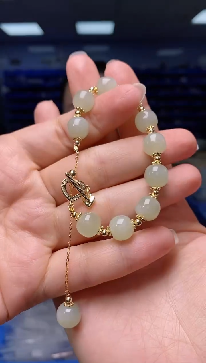 【闪购商品】和田玉手链未镶嵌  G12679