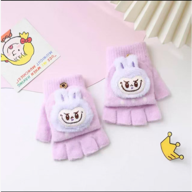亲子款手套冬季保暖可爱宝宝防寒五指套ST03